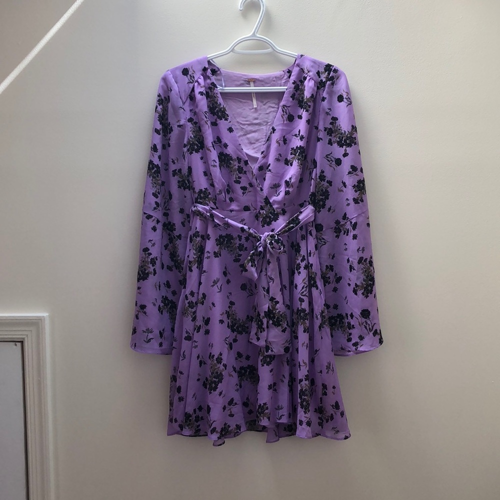 Lilac floral dress by Free People